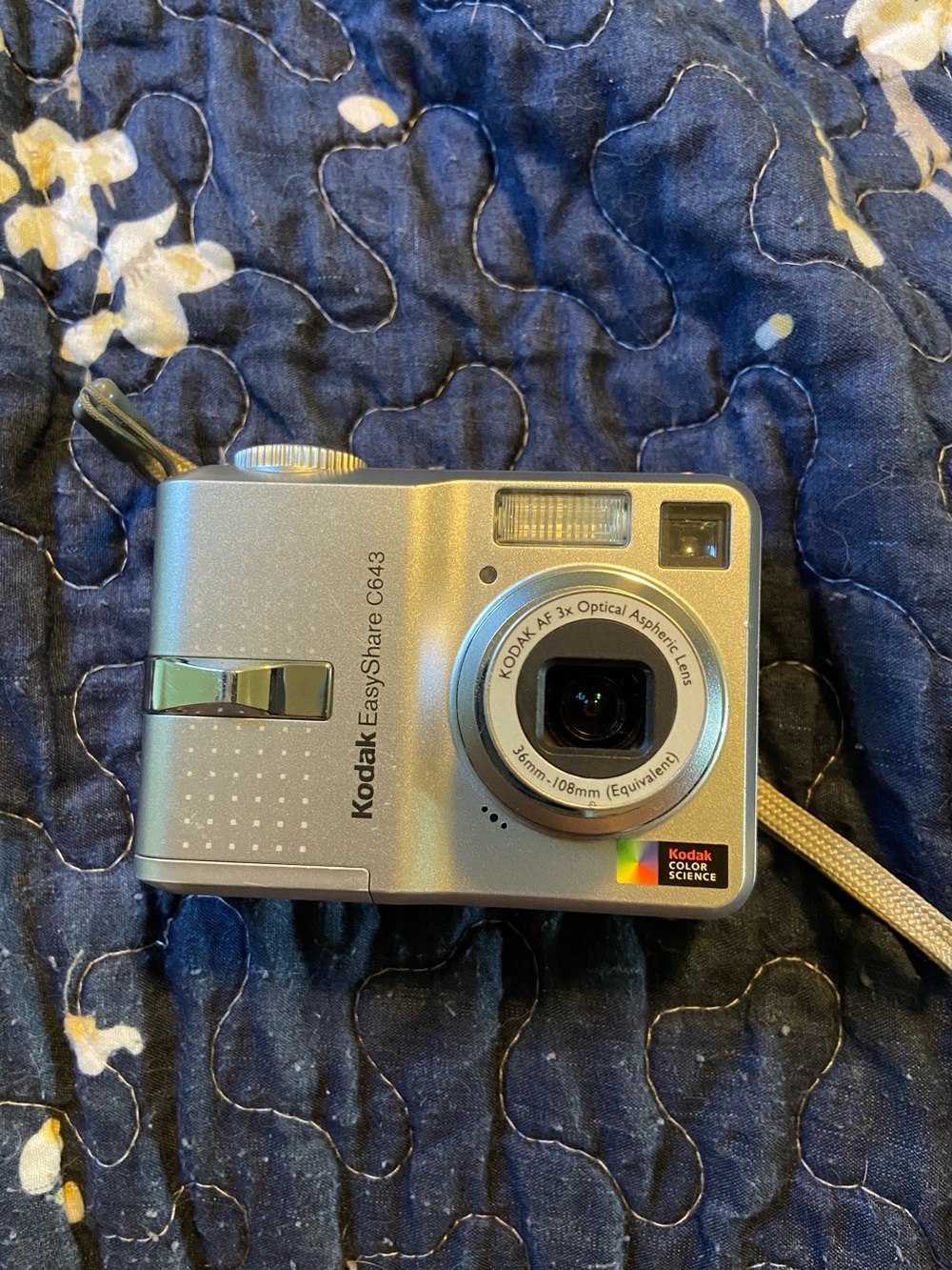 Kodak Compact Digital Camera in Silver with Black Lens Accents
